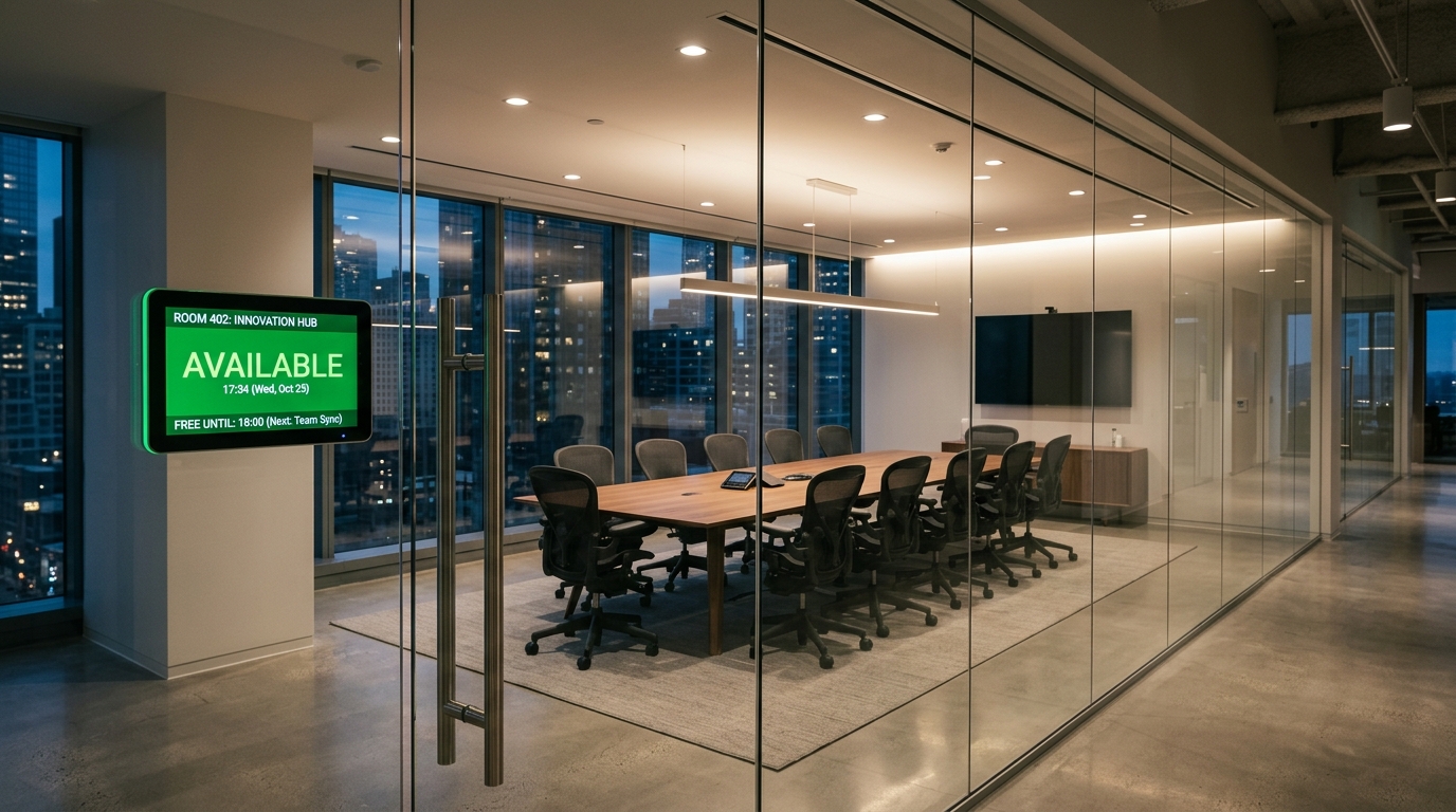 Modern corporate conference room