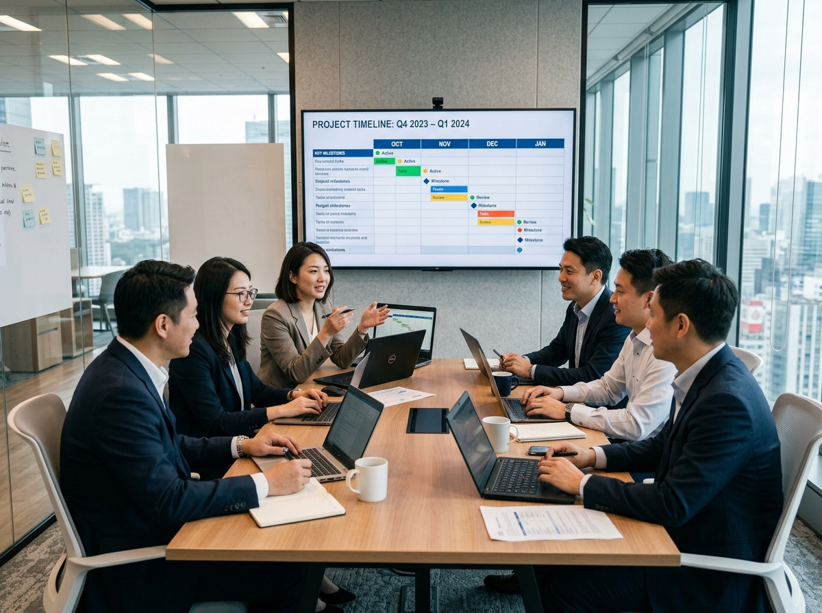 Team meeting room collaboration